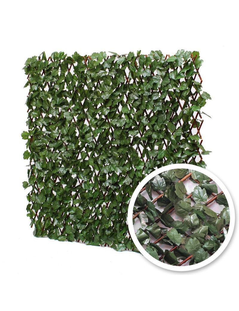 Treillis extensible feuillage artificiel lierre Treillis extensible feuillage artificiel lierre